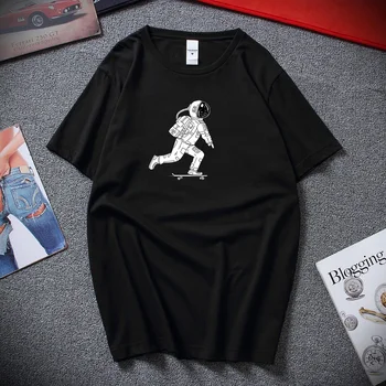 Astronaudid rula T-särgid Suvel Camiseta Masculina Streetwear Unisex Naljakas T-särk Top Puuvillased Lühikesed Varrukad Tee särk homme