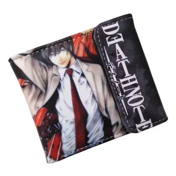 Anime Death Note Yagami Light PU Lühike Rahakott Lawliet Anime Rahakott