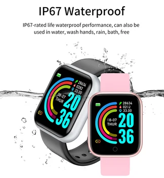 Hulgi Y68 Smart Watch D20 Fitness Tracker -, Vererõhu -, Südame Löögisageduse Monitor Sport Smartwatch Meeste Naiste Kid Käekell