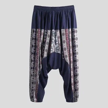 Kottis Haaremi Püksid Meestele Hip-hop Pluss Suurus Lai Jalg Vabaaja Püksid Vintage Tilk Jalgevahe Joggers Nepal Stiilis Pantalones Hombre 2020