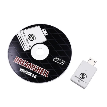 Jaoks Sega Dreamcast SD-Kaardi Lugeja-Adapter w/CD DreamShell Boot Loader Uuendada SD TF-Kaardi Lugeja Converter Sega Dreamcast VMU