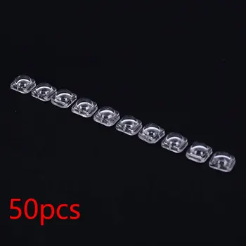 50tk/set LED Läätse Helkur Collimator Jaoks 5050 SMD 60 Kraadi 10*9*5mm Kumer Optiline Objektiiv Helkur Collimator