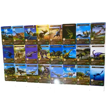 55Pcs Disney Dinosaurus tunnetus kaardi Mäng Battle Carte Anime Kauplemise Kaardid Album Raamat Lastele, Mänguasjad, Kingitused