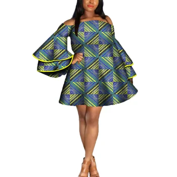 2021-Aafrika prindi kleit riided naistele dashiki top särgid kleidid traditsiooniline pidu kleit pluss suurus Bazin Riche Kuulus Kleit