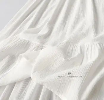 Naiste läbilöök seelikud krobeline tekstuur õhuke puhtast puuvillast Hanfu petticoat underskirt suur hem pikk ruffles valge poole tõsta kleit