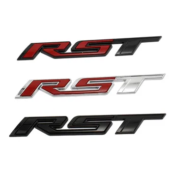 Auto 3D Metall RST Logo Kleepsud ja Kleebised Jaoks Chevrolet Silverad Äärelinna Auto Tagumine Pagasiruumi Keha Embleem, Rinnamärk Kleebised Tarvikud