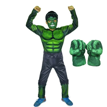 Lapsed, Jõulud, Sünnipäev Kingitused Hulk Cosplay Lihaste Kostüümid, sealhulgas Maskid Laste Halloween Kostüümid kinnastega