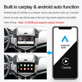 EBILAEN Auto Multimeedia Mängija Chevrolet Cruze J300 J308 2012 - Android 10.0 Autoradio GPS Navigation Raadio Headunit 4G