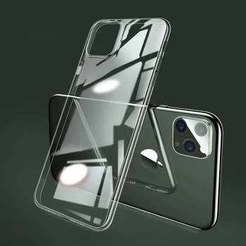 Ultra õhuke Põrutuskindel Silikoon Telefon Case For iPhone 7 8 SE 2020 X-XR, XS MAX 11 Pro 6 6s Juhul Läbipaistev tagakaane Kaitse