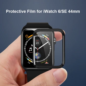 2tk Smart Vaadata Ekraani Kaitsva Katte Apple Watch 6/SE 44mm 40mm jaoks iwatch Pehme Klaas film apple vaadata tarvikud