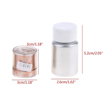 5 Värvi Metallist Pearl Powder Kit Epoksüvaik Värvaine Glitter Marmor Metallik Pigment Vaik Värvi Värvaine Ehted Tegemine