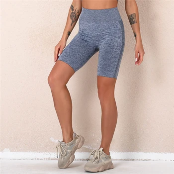 Lühikesed Püksid Naiste Kõrge Vöökoht Jooga Püksid Push Up Töötab Jõusaal Fitness Püksid Slim Fit Jooga Sport Lühikesed Püksid