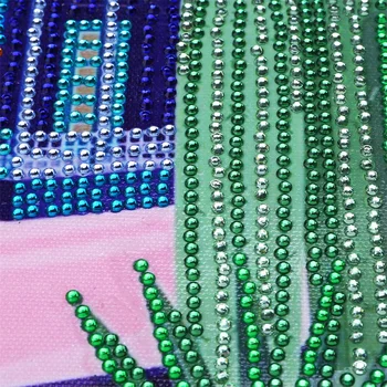 DIY Diamond Maalid Villa Cactus Maastiku 5D ristpistes Maastik Ring Crystal Diamond Tikandid Kive Koju Kingitus