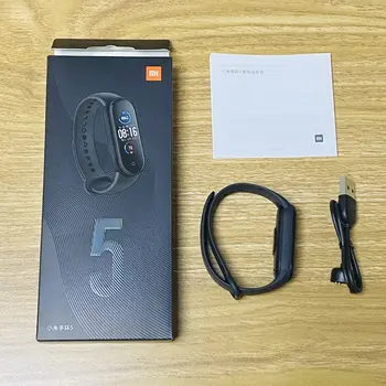 Xiaomi Mi Band 5 Nutikas Käevõru 1:1 suur AMOLED Ekraan Südame Löögisageduse Fitness Traker Bluetooth-5.0 Sport Veekindel band 5