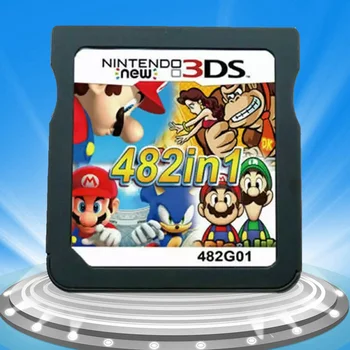 482 1 Kompileerimine Video Mängu Kasseti Kaart Nintendos DS 3DS 2DS Super Combo Multi Ostukorvi