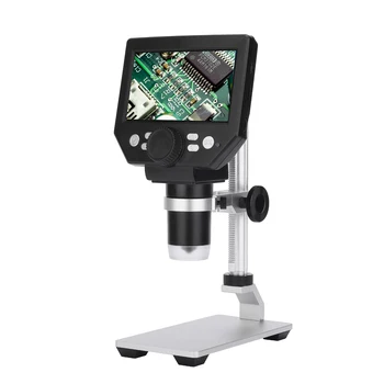 G1000 Digital Microscope 4.3 Tolline Suur Alus LCD-Ekraan, 8MP 1-1000X Pidev Võimendamine Luup Jootmist