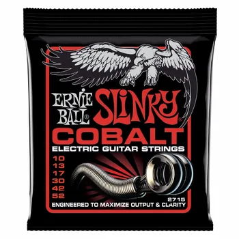 Ernie Ball 2715 Koobalt Kõhn Top Heavy Alt Electric Guitar Strings 010-052