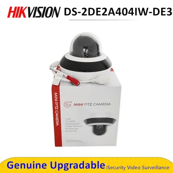 Hik PTZ IP Kaamera H. 265 DS-2DE2A404IW-DE3 4MP 4X Suum video Valve POE Dome CCTV Kaamera mic Powered by DarkFighter