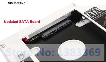 NIGUDEYANG 12,7 mm 2nd HDD SSD kõvaketas Optiline bay Caddy Adapter Raami Asus N55E N55SF N75E N75S N75SF N55SL
