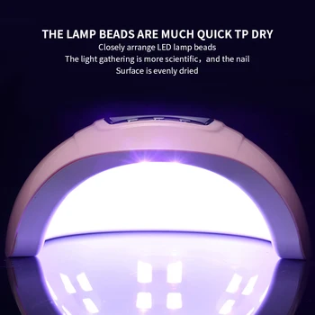 2021 Küünte Kuivati LED Küünte Lamp, UV Lamp, Parandab Kõik Geel Küünelakk Koos Motion Sensing Maniküür Pediküür Salon Tööriist
