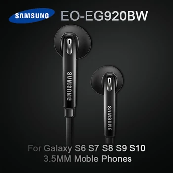 Originaal Samsung EO-EG920 Kõrvaklapid, In-Ear kontrolli Kõlari Kaabel 3,5 mm kõrvaklapid Koos Mikrofoniga, 1.2 m Sport Kõrvaklapid