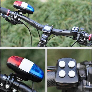 2020. aasta Jalgratta Kella 6 LED-4 Tooni Jalgratta Sarv Bike Kõne Politsei-Kerge, Veekindel Elektrooniline Vali Sireen Tarvikud Bike, Roller