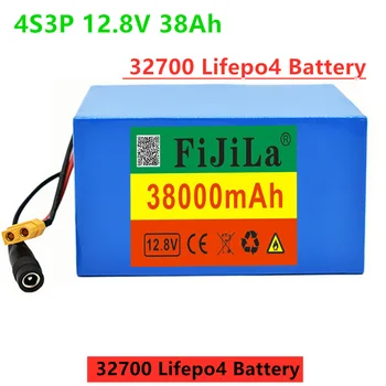 32700 LiFePO4 aku 4s3p 12.8 v 38ah 4S 40A 100A tasakaalustatud BMS võimu mahutid ja 12V UPS