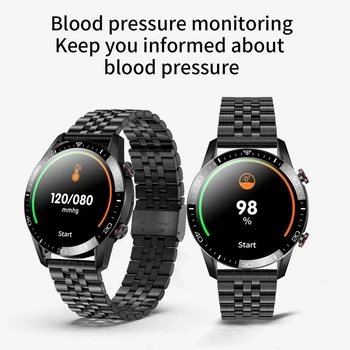 2021 Uus Mood Smartwatch Bluetooth Kõne Sport Meeste Vaata pulsikella Muusika Kontrolli Luxury Smart Olge mehed+Kingitus