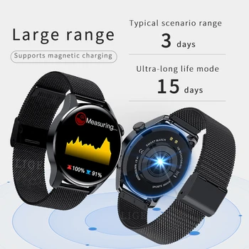 LIGE Uus Luksus Mood Meeste Smart Watch Multi-Function Vaata Bluetooth Kõne pulsikella Sen Smart Vaadata XiaoMi