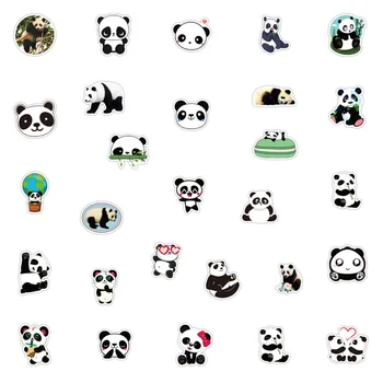 10/50/100TK Armas Panda Kleepsud Sülearvuti Mootorratta Rula Arvuti Decal Cartoon Pagasi Loomade Decal Kleebis