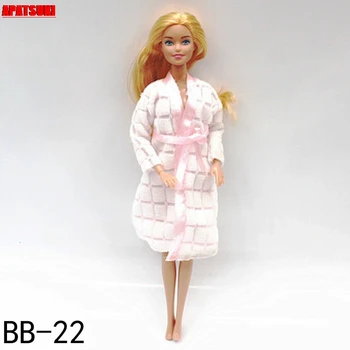 Roosa Fashion Doll Riided Barbie Nukk Rüü 1/6 Nukud, Aksessuaarid Magab Kanda Pidžaama Hommikumantel Rüü Mänguasjad Lastele