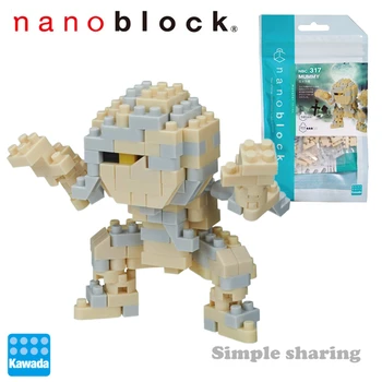 Uus Nanoblock Muumia Mikro-Suurusega ehitusplokid NBC-317 140 Tükki, Naljakas, Loominguline Haridus Mänguasjad Lastele Suur Kingitus