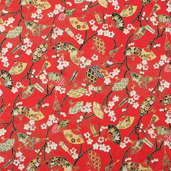 Jaapani Pruunistavate Punane Tumesinine Puuvillane Riie Õmblusmasinad Kimono Nukud Ja Kotid Näputöö Segast Riie