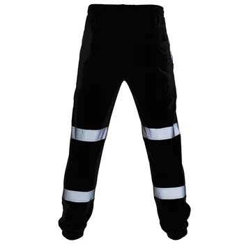 Meeste Trükitud Püksid Kõrge Peegeldav Tunked hea Nähtavusega Tee Püksid Sweatpants Joggers Püksid