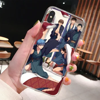 Reayou Kuroko nr Korvi kawaii Tetsuya kawaii anime Pehme Telefoni Case for iPhone 11 pro XS MAX 8 7 6 6S Pluss X 5 5S SE XR kate