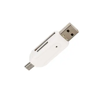 Kaardilugeja Micro USB OTG USB 2.0 Adapter USB 2.0 Sd/micro SD Kaardi Small Form Factor Lihtne teha ONLENY