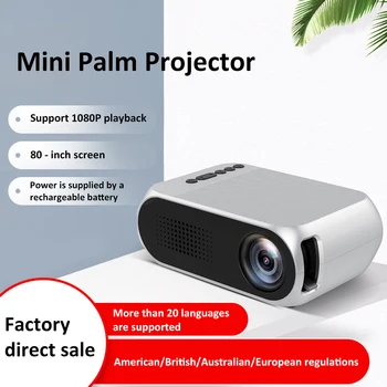 Smart Mini Portable LED Projektor 1920*1080 Multimedia Home Beamer Toetab Full HD 1080P 4:3provides liidesed Proyector