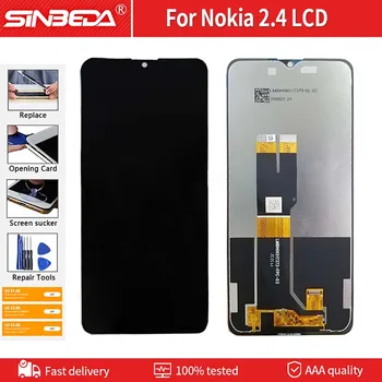 Originaal Nokia 2.4 LCD-Ekraan, Touch Screen Digitizer Assamblee Digitizer Telefon Asendamine Osa Nokia TA-1277 TA-1275