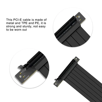 Kiire ARVUTI Graafika Kaardid PCI Express Pesa Kaabli Trassi Kaart PCI-E X16 3.0 Paindlik Kaabli Pikendamine Adapter