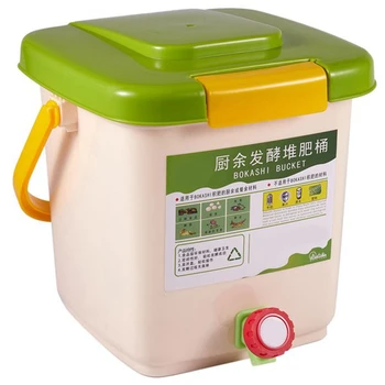 12L Köök Aed Toidu prügikastid Komposti Bin Recycle Kompostri Gaseeritud Komposti Bin PP Orgaaniliste Omatehtud Prügikasti
