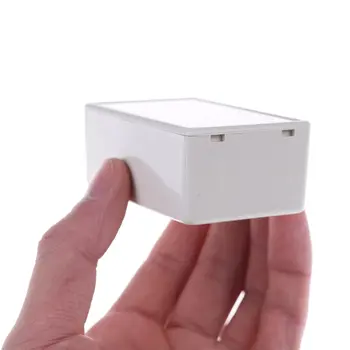 Valge Plastikust Veekindel Kate Projekt Elektrooniliste mõõteriistade Korral Hoidmiskoha Box 70 X 45 X 30mm