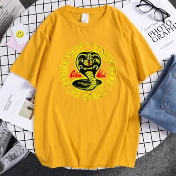 Cobra Kai Cartoon Naljakas T-Särgid Meestele Lahe Mood Tee Särgid Suvel 2020 Brändi Tops Mees Hip-Hop Harajuku Casual T-Särgid