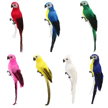 Võltsitud Parvede Linnud Kunstlik Vaht Suled Mini Papagoi Koju Tabel Decor Kunstlik Looma-Aed Prop Teenetemärgi