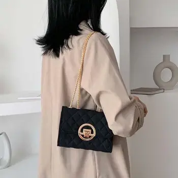 Tahked Värvi Velvet Mini Crossbody Kotid Naistele Õla Messenger Bag Luksus Disainer Rahakotid ja Käekotid