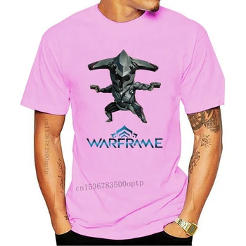 Mäng Warframe T-Särk Valge Lühike Varrukas Tom Cartoon Warframe Logo T-Särk Top Tees tshirt Meeste mees