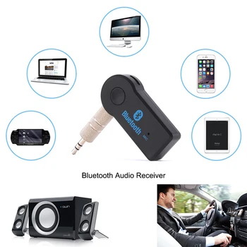Auto Bluetooth-5.0 Audio Adapter 3,5 mm AUX-Vastuvõtja Traadita Car Audio Transmitter Connetor MP3 Kõlari, Kõrvaklappide Tasuta Kõnet