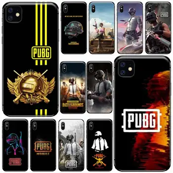 Mäng PUBG Lahe Muster Telefon Case for iPhone 11 12 pro XS MAX 8 7 6 6S Pluss X 5S SE 2020 XR Pehme silikoon