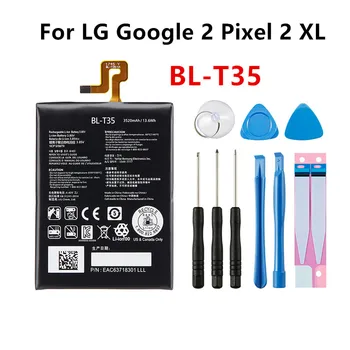 BL-T35 3520mAh Asendamine Aku LG Google2 Google 2 Pixel 2 XL Pixel2 BL T35 BLT35 Mobiiltelefonide Akusid+Tööriistad