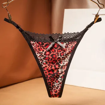 Top Leopard Pitsist Naiste Aluspüksid Mood G-string Sexy Thong Kvaliteetsed Naiste Underpant Väike Tõus Aluspüksid Pesu Femme #W3