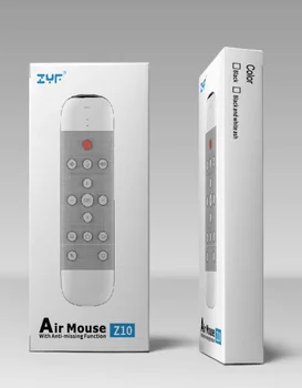 ZYF Z10 2.4 G Taustavalgustusega Õhu Hääl pult Juhtmevaba Klaviatuur Touchpad, Anti-Kaotatud Funktsioon, Android TV Box, Smart TV